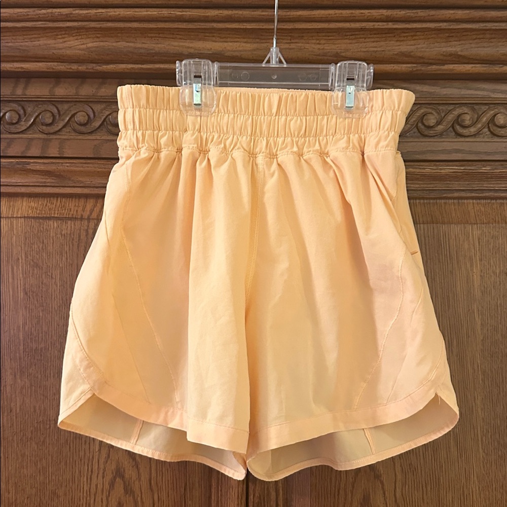 Lululemon track that shorts Peach 6